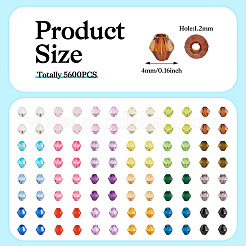 5600Pcs Transparent Acrylic Beads&nbsp;TACR-PJ0001-05