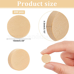 Beech Wooden Round Pieces&nbsp;WOOD-OC0002-39