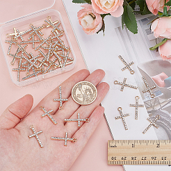 40Pcs Alloy Crystal Rhinestone Pendants&nbsp;FIND-ME0001-59