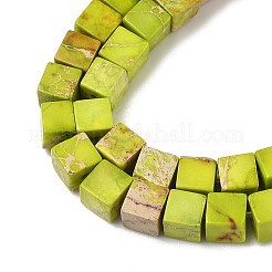 Dyed Synthetic Imperial Jasper Beads Strands&nbsp;G-H087-F02-01C-1