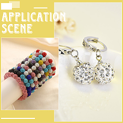 24Pcs 12 Colors Resin Rhinestone Beads&nbsp;RESI-PA0001-04