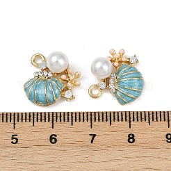 Brass Alloy Pendants&nbsp;KK-R226-10G-02