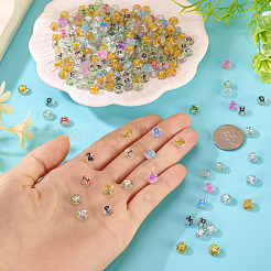 400Pcs 4 Styles Transparent Acrylic Beads&nbsp;TACR-TA0001-64