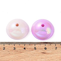 UV Plating Transparent Acrylic Beads&nbsp;X-OACR-Z013-04