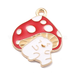 Autumn Theme Alloy Enamel Pendants&nbsp;ENAM-E361-08LG