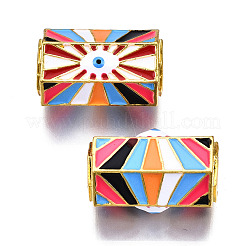 Alloy Enamel Beads&nbsp;PALLOY-Q441-035A-RS