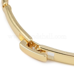 Rack Plating Brass Micro Pave Clear Cubic Zirconia Link Chain Bracelets&nbsp;BJEW-Z069-02G-01
