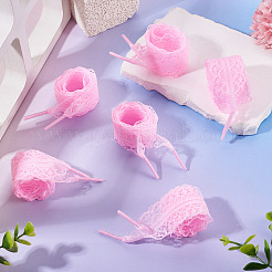 10 Pairs Polyester Lace Shoelaces&nbsp;AJEW-TA0003-14A