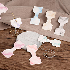 240Pcs 8 Colors Paper Necklace Display Cards&nbsp;CDIS-TA0001-14