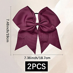 2Pcs Rubber Hair Ties&nbsp;MRMJ-SC0001-49K