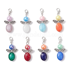 Angel Glass & Acrylic Pendant Decorations&nbsp;HJEW-JM04350