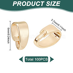 100Pcs Brass Snap on Bails&nbsp;KK-GO0001-87G