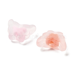 Frosted Transparent Acrylic Beads&nbsp;OACR-A032-23