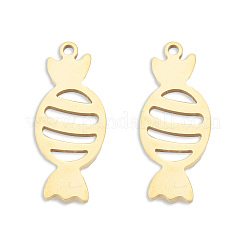 Ion Plating(IP) 201 Stainless Steel Pendants&nbsp;LS-STAS-N098-128LG