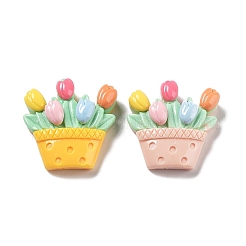 Opaque Resin Cabochons&nbsp;RESI-G084-08