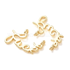 Brass Pendants&nbsp;KK-CBA90BB-05G