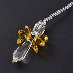 Crystal Fairy Beaded Wall Hanging Decoration Pendant Decoration&nbsp;LS-HJEW-G019-02E