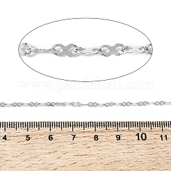 304 Stainless Steel 8-Shaped Links Chains&nbsp;CHS-B015-15P