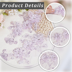 1Pair Polyester Clothing Pathces&nbsp;DIY-CY0003-53A