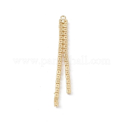 Brass Rhinestone Cup Chains Tassel Big Pendants&nbsp;KK-P227-11G