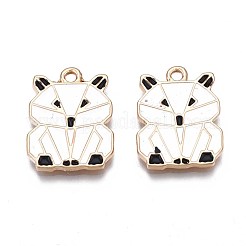 Rack Plating Alloy Enamel Pendants&nbsp;ENAM-S122-87