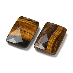 Natural Tiger Eye Pendants&nbsp;G-Z071-04F
