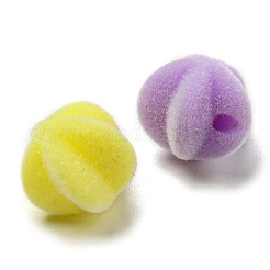 Flocky Acrylic Beads&nbsp;FIND-L014-01