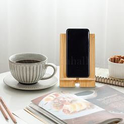 Bamboo Mobile Phone Holders&nbsp;AJEW-WH0248-894