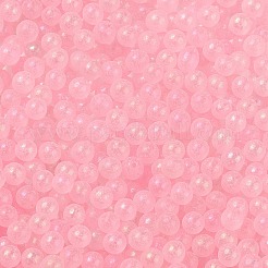 Luminous Transparent Glass Seed Round Beads&nbsp;GLAA-F124-D06-B