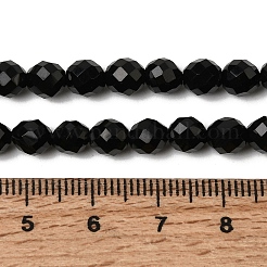 Dyed & Heated Natural Black Onyx Beads Strands&nbsp;G-K376-F19-01
