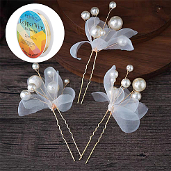 6 Rolls 6 Style Copper Jewelry Wire&nbsp;CWIR-FG0001-07