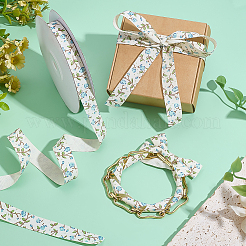 1 Roll Printed Cotton Ribbons&nbsp;SRIB-PH0001-74A
