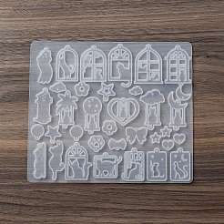 Cat Shape Theme DIY Pendant Silicone Molds&nbsp;DIY-F161-01C