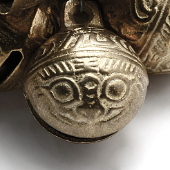 Brass Bell Pendants&nbsp;X-KKB-A003-11mm