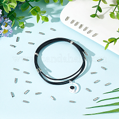 200Pcs 304 Stainless Steel Cord Ends&nbsp;STAS-UN0052-38