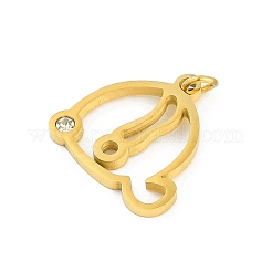 304 Stainless Steel Pendants&nbsp;LS-STAS-R137-01G-Q