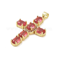Real 18K Gold Plated Brass Micro Pave Cubic Zirconia Pendants&nbsp;KK-A209-30G