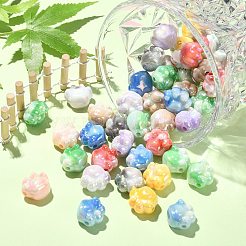 100Pcs UV Plating Acrylic Beads&nbsp;PACR-CJ0001-20