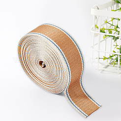  6.25 Yards Polycotton Striped Twill Ribbons&nbsp;SRIB-CY0001-09C