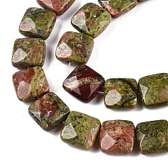 Natural Unakite Beads Strands&nbsp;G-T138-158