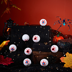 40Pcs 2 Colors Halloween Plastic Hollow Fake Eye Round Balls&nbsp;DIY-PH0003-31