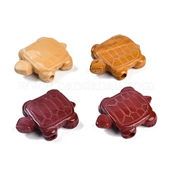 Synthetic Non-magnetic Hematite/Natural Mookaite/Natural Red Agate/Natural Unakite Carved Beads&nbsp;G-K383-18