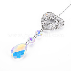 Natural Gemstone Big Pendants&nbsp;G-N333-008F