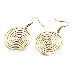 201 Stainless Steel Dangle Earrings&nbsp;LS-STAS-S105-JN602-2