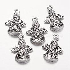 Tibetan Style Alloy Angel Pendants&nbsp;LF1238Y-NF