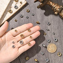 15Pcs 3 Style 304 Stainless Steel Beads&nbsp;STAS-YW0003-56G