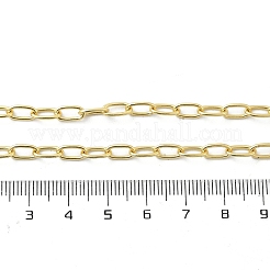 Brass Paperclip Chain Necklaces&nbsp;NJEW-A042-03G