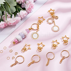 Star DIY Keychain Findings Kits&nbsp;DIY-SP0006-97G
