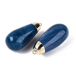 Dyed Natural Agate Big Pendants&nbsp;G-Q606-06A-01