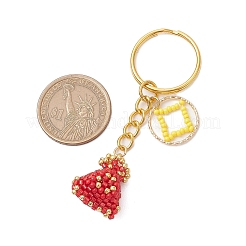 Lucky Bag Woven Glass Keychains&nbsp;KEYC-MZ00029-01